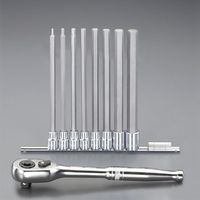 エスコ 1/2”DR/4ー19mm/250mm Hexビットソケット EA617GT-104B 1セット（直送品）