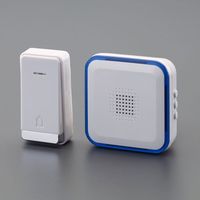エスコ [発電式] ワイヤレスチャイムセット(防雨) EA864BB-86A 1個（直送品）