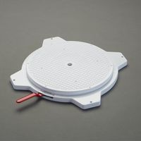 エスコ φ363x39mm/150kg 回転作業台(ストッパ付) EA956SA-16 1台（直送品）