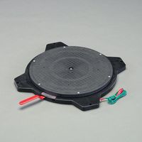 エスコ φ363x39mm/150kg回転作業台(導電/ストッパ付) EA956SA-17 1台（直送品）