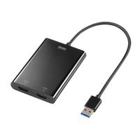 エスコ [USB3.1ーHDMI] ディスプレイアダプター(4K対応) EA764GY-180 1個（直送品）