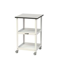 エスコ 450x450x738mm 天板付ツールワゴン(クリーンルーム対応) EA956KG-11 1台（直送品）