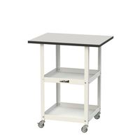 エスコ 600x450x738mm 天板付ツールワゴン(クリーンルーム対応) EA956KG-12 1台（直送品）