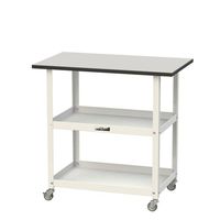 エスコ 750x450x738mm 天板付ツールワゴン(クリーンルーム対応) EA956KG-13 1台（直送品）