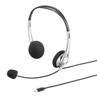 エスコ 1.8m USBヘッドセット(Type C 単一指向性マイク) EA763BC-79 1個（直送品）