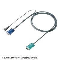 エスコ 3.0m パソコン自動切替器用ケーブル EA764AE-112 1個（直送品）