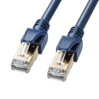 エスコ 0.5m LANケーブル(CAT6A/ScTP半田加工式) EA764BB-381 1本（直送品）