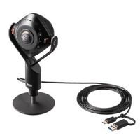 エスコ 200万画素 WEBカメラ(最大画角360°) EA764AW-30 1個（直送品）