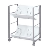 エスコ 550x350x 695mm ファイルワゴン EA954HE-47 1台（直送品）