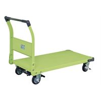 エスコ 1105x630mm/400kg 運搬車(フットブレーキ付) EA520BS-52 1台（直送品）