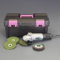 エスコ 100mm/ 760W ディスクグラインダーセット EA809BH-10D 1セット（直送品）