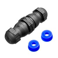 エスコ 屋外用LANケーブル中継アダプタ(CAT6ASTP準拠) EA764BM-29 1個（直送品）