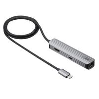 エスコ [USB Type C] ドッキングハブ(HDMI+LAN付) EA764BY-167 1個（直送品）