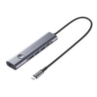 エスコ [USB Type C] ドッキングハブ(HDMIポート付) EA764BY-170 1個（直送品）