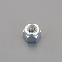 エスコ M4 [ゆるみ止]ナイロンナット(三価ホワイト/100個) EA949GN-4A 1袋（直送品）