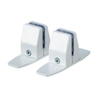 エスコ 40x140x63mm パーティション用スタンド式台座 EA954EA-552 1セット(1個)（直送品）