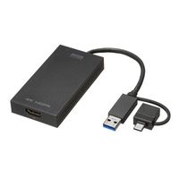 エスコ [USBTypeCーHDMI] ディスプレイアダプター(4K対応) EA764GY-174 1個（直送品）
