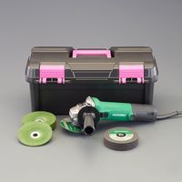 エスコ 100mm/ 780W 電気ディスクグラインダーセット EA809BE-20E 1セット（直送品）