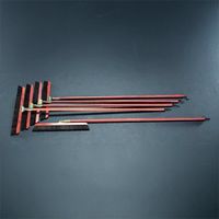 エスコ 1300mm ほうき(木柄/自在・5本組) EA928AD-12A 1組（直送品）