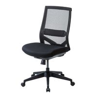 エスコ ビジネスチェアー(高耐荷重/ブラック) EA956XC-90 1脚（直送品）