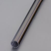 エスコ [パイプラック用]樹脂パイプ(2m/ブラック/4本) EA976AW-11A 1袋（直送品）