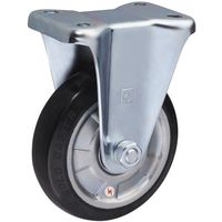 エスコ 100mm キャスター(固定金具付/高導電) EA986PN-302 1個（直送品）