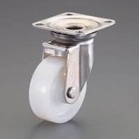 エスコ 100mm キャスター(ナイロン車/自在/ステンレス製) EA986PN-402 1個（直送品）