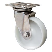 エスコ 150mm キャスター(ナイロン車/自在/ステンレス製) EA986PN-404 1個（直送品）