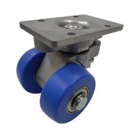 エスコ 100mm/1.4t キャスター(自在固定兼用/MCナイロン) EA986TL-31 1個（直送品）