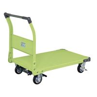 エスコ 955x630mm/400kg 運搬車(フットブレーキ付) EA520BS-51 1台（直送品）