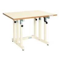 エスコ 1200x750x680ー1080mm/300kg 作業台/ハンドル式 EA956SA-92 1台（直送品）