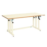 エスコ 1800x750x680ー1080mm/300kg 作業台/ハンドル式 EA956SA-94 1台（直送品）