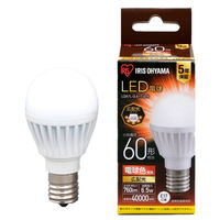 アイリスオーヤマ LED電球 E17 昼白色 60形相当（760ｌm） 広配光