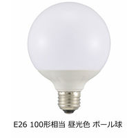 オーム電機 LED電球 ボール電球形 E26 100形 昼光色 全方向 LDG11D-G AG24 1個