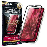 iPhone 14 Plus/13 Pro Max ガラスフィルム「GLASS PREMIUM FILM」 全画面保護 ソフトフレーム スーパークリア（直送品）