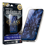 iPhone 14/13/13 Pro ガラスフィルム「GLASS PREMIUM FILM」 ブルーライトカット（直送品）