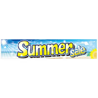 【カー販売販促品】ポップギャラリー（POPGALLERY）横断幕 Ｓｕｍｍｅｒ ｓａｌｅ （防炎加工無し）JUST2A008 1枚（直送品）