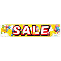【カー販売販促品】ポップギャラリー（POPGALLERY）横断幕 ＳＡＬＥ （防炎加工無し）JUST2A023 1枚（直送品）
