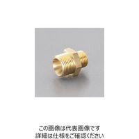 エスコ G 1/4”xG 1/2” ニップル EA141AV-24A 1セット(15個)（直送品）