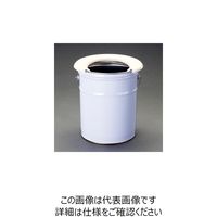 エスコ トイレ缶(防災避難用/便座付) EA991AG-14 1セット（直送品）
