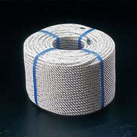 エスコ 14mmx100m ナイロンロープ(三つ打ち) EA628TB-142 1巻（直送品）