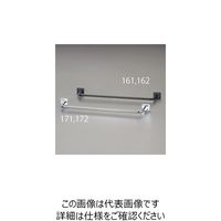 エスコ 46x570mm スチールバー(クロムメッキ) EA951EL-172 1セット(5個:1個×5本)（直送品）