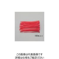 エスコ 250x 3.6mm 結束バンド(赤/100本) EA475C-250M 1セット(1500本:100本×15袋)（直送品）