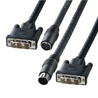 エスコ 10m DVI工事配線ケーブル(シングルリンクモード用) EA940PV-6 1本(1個)（直送品）