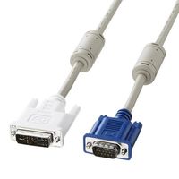 エスコ（esco） 2.0m DVI-VGAケーブル 1セット（2個：1個×2本） EA940PV-12（直送品）