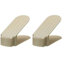 Like-it（ライクイット） 靴 収納 くつホルダー 2個セット ベージュ（取寄品）（直送品）