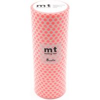 mt マスキングテープ 8P（8巻セット）ドット [幅15mm×7m] MT08D カモ井加工紙