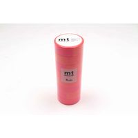 mt マスキングテープ 8P（8巻セット）蛍光グラデーション [幅15mm×7m] MT08D カモ井加工紙