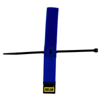 RIP-TIE(リップタイ) ケーブルハンガー 25.4mmX228.6mm 10本入 青 S-09-010-BU 1袋(10本)（直送品）