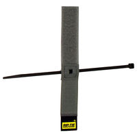 RIP-TIE（リップタイ） ケーブルハンガー 25.4mmX228.6mm 10本入 灰 S-09-010-GY 1袋(10本)（直送品）